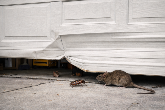 Damaged Garage Door Allow Pests Inside My Property